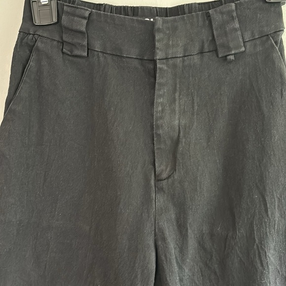 I.AM.GIA. black high rise zip fly joggers - Picture 2 of 9